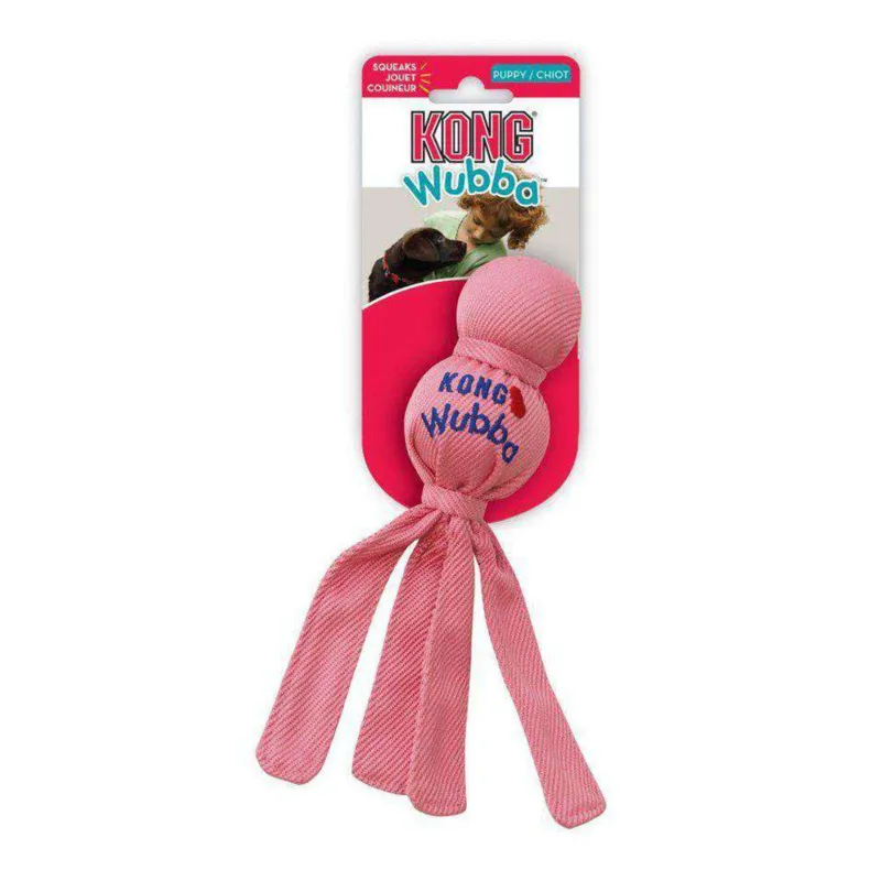 KONG Puppy Wubba - Pink
